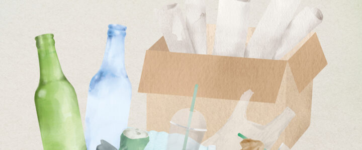 Como funciona a reciclagem do vidro, do papel e do plástico