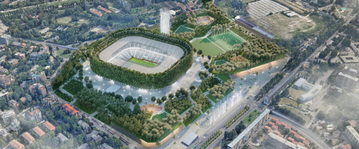 Conheça o projeto do Estádio Floresta Internacional em Milão na Itália Conheça o projeto do Estádio Floresta Internacional em Milão na Itália